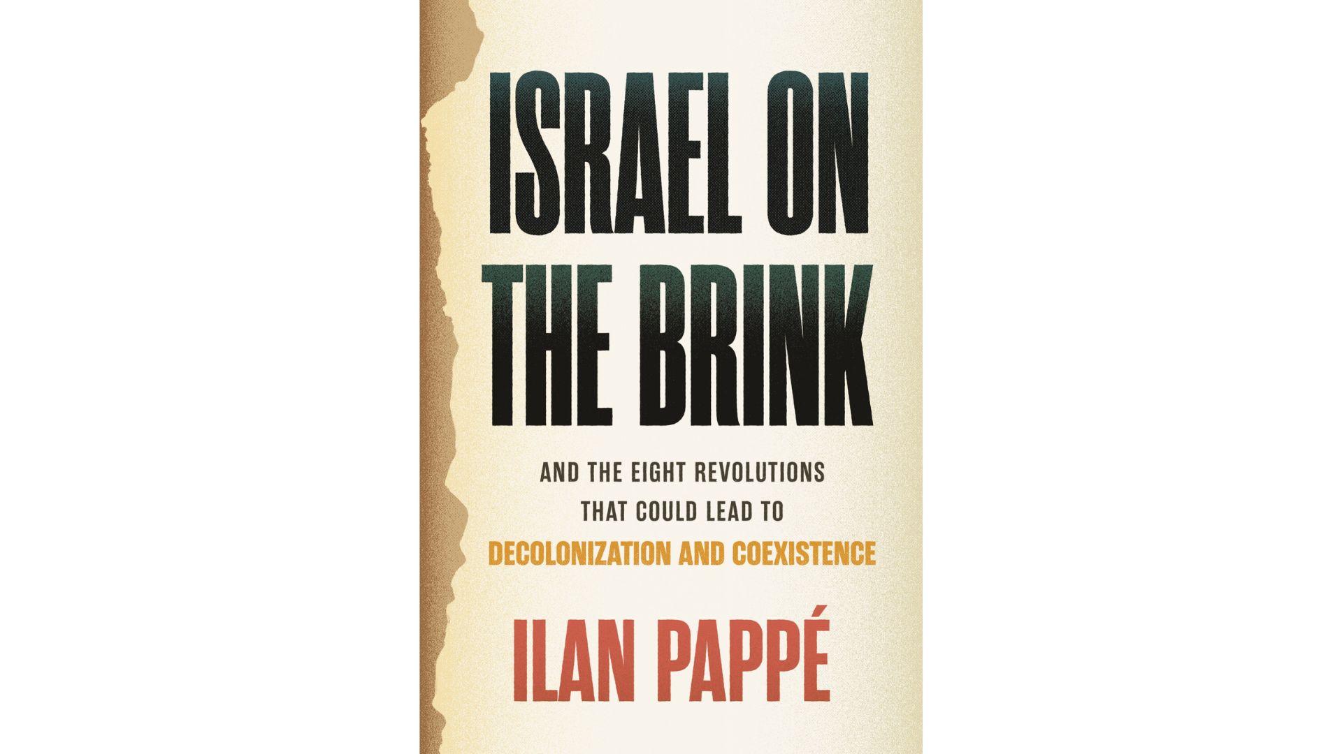 Cover of the book Israel on the Brink, by Professor Ilan Pappé